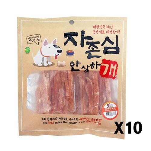 자존심 안상하개 200g 닭고기스틱 X10 애견 육포간식