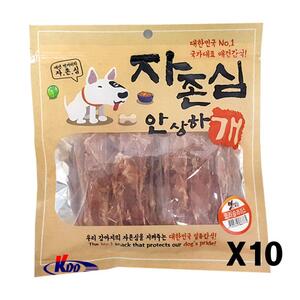 자존심 안상하개 200g 오리슬라이스 X10개 애견 간식